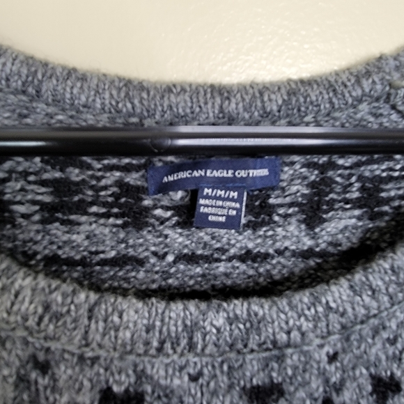 American Eagle Outfitters Wool Fair Isle Sweater Medium - Picture 2 of 4